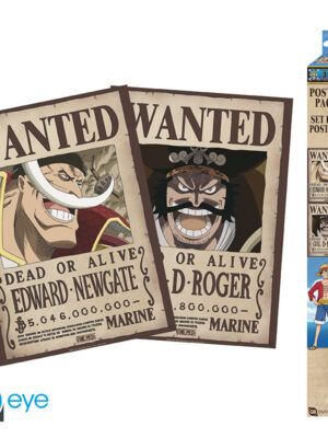 Set 2 posters One Piece (52 x 38cm) Roger y Barbablanca