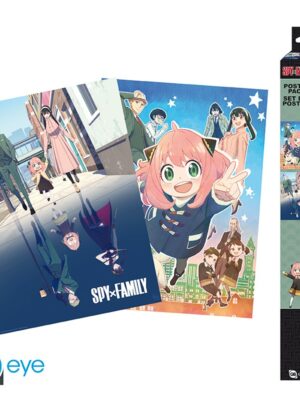 Set 2 pósters Spy x Family (52 x 38cm)